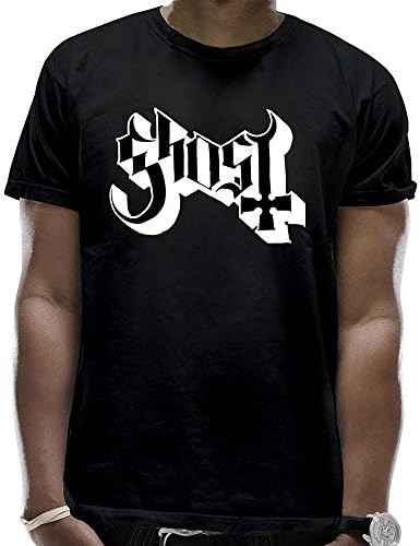 Men's Heavy Metal Band Ghost Logo T-Shirts Medium
