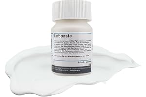 DD Composite Farbpaste 100g reinweiß RAL 9010 Pigment hochkonzentriert für Kunstharze Epoxidharz Resin Polyesterharz Gießharz farbintensiv deckend