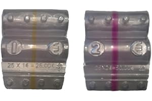 ITERNET Blister per monete euro - 100 blister portamonete (2X50) da 1-2 euro + OMAGGIO