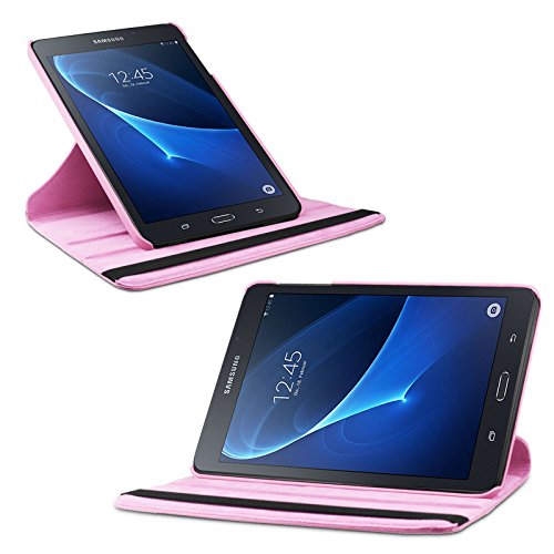 Samsung Galaxy Tab A 10.1 Hülle Case, Infiland PU Ledertasche lederhülle 360° Drehbarer Stand Smart Cover Case Schutzhülle Tasche Etui für Samsung Galaxy Tab A 10.1 Zoll (2016) Tablet-PC(mit Auto Schlaf / Wach Funktion)(Rosa) - 4