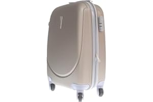 RAVENSUITCASE Maleta Pequeña de Cabina Rígida ABS 4 Ruedas y Cerratura Estructura Ligera Cómoda Asa Telescópica Manija Candado Combinación 20''(53.5x36x19 cm)