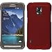 Produktbild PhoneNatic Case für Samsung Galaxy S5 Active Hülle rot gummiert Hard-case für Galaxy S5 Active + 2 Schutzfolien