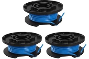 QOXEZY 3 szt. Szpula i żyłka do podkaszarki do + 18 V OLT1832, P2000, P2001, P2002, podkaszarka do trawy, automatyczne szpule zamienne wkłady do trymerów