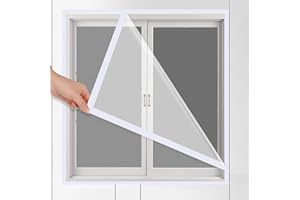 Frunimall Thermofolie Fenster Gegen Kälte,PVC Fenster Isolierung Fenster Isolierung,Kälteschutzfolie Fenster,Transparent Isolierfolie für Kälteschutz,Skalierbar,Schlagfrei(200 * 200CM)