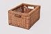 Produktbild VIVANNO Attraktiver Regalkorb Schrankkorb Korb aus Rattan, Natur, 13x27x20 cm