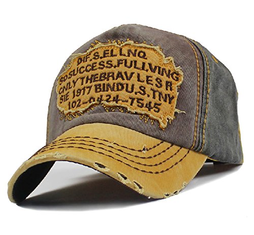 Men's Distressed Vintage Baseball Cap Snapback Trucker Hat, Outdoor Sp