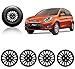 Auto Pearl-Premium Quality Car Full Black Wheel Cover Caps Black 14 inches Press Type Fitting For - Ford Figo RS.1649.00