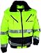 Produktbild 4-in-1 Warnschutz-Pilotenjacke "THOSA" mit REFLEXDRUCK SECURITY, Gr. XL, abnehmbare Ärmel, herausnehmbares Fell, gelb