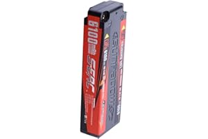 SUNPADOW 2S 7,4V Lipo batteria 70C 6100mAh caso duro con proiettile 4mm per veicoli RC Buggy Auto Camion Serbatoio Barca Hobby da corsa