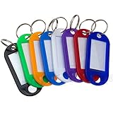 5/10/30/50/100/200/500/1000 Schl&uuml;sselschilder Schl&uuml;sselanh&auml;nger Farbe nach Wahl Top Qualit&auml;t (bunt vermischt, 10 St.)