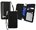 Produktbild Emartbuy® Schwarz PU Leder Kupplung Geldbörse Pouch Tasche sleeve (Größe 5XL) Mit Münzfach, Kartensteckplätze und Abnehmbare Handschlaufe Passend für PPTV King 7 Smartphone