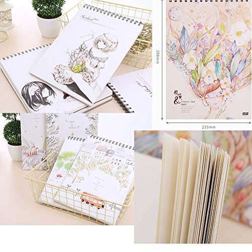 Include 50 Blätter von Papieren Kunst Skizze Buch - 2