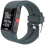 Unbekannt Smart-Armbanduhr Band Ersatz Armband Watchband für Polar V800 Silikon Colorful 25 mm- Einheitsgröße Cyan Blue
