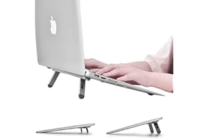 nediea Support de Refroidissement Ergonomique pour Ordinateur Portable de Bureau, rehausseur de Clavier, pour Ordinateur Portable Compatible avec MacBook, Dell, HP et Ordinateurs de 10 à 15,6"