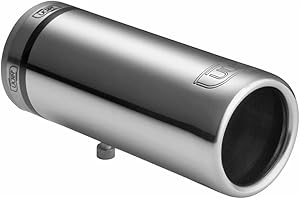 Ulter Sport Embout d'échappement - Ronde Ø50mm - Longueur 100mm - Montage 30-40mm - Inoxydable