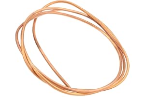 Hyuduo Copper Tube Pipe 2M Copper Round Tubing Soft Coil Tube Pipe C1100 T2 Od 6Mm / Id 5Mm for Home Household Industrial Use,Other Abrasives