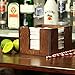 Wooden Cocktail Napkin Caddy - Bar Top Organiser to Hold up to 100 Cocktail Napkins