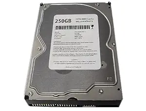 White Label 250GB 8MB Cache 7200RPM ATA100 (PATA) IDE 3.5" Desktop Hard Drive - New w/1 Year Warranty