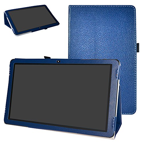 TrekStor SurfTab Theater 13.3 hülle,Mama Mouth Folding Ständer Hülle Case mit Standfunktion für 13.3" TrekStor SurfTab Theater 13.3 Android Tablet PC,Blau