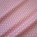 Produktbild Stoff Meterware wasserdicht Punkte rosa weiß Tischdecke Regenjacke 6mm