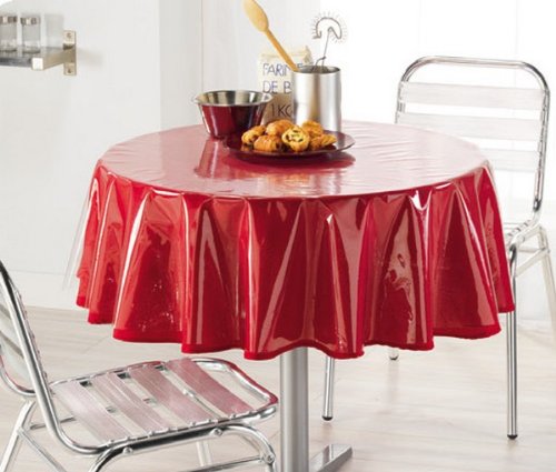 Décor Ligne 1710279 Nappe Cristal Uni Transparent 140 Cm - 1710279, Tischdecke Kristall Runde , 140 Cm , Transparent , Unifarben 15/100 , Ohne