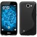 Produktbild PhoneNatic Case für LG K4 2016 Hülle Silikon grau S-Style + 2 Schutzfolien