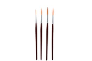 The Art Shop Skipton Artists Rigger Brush Set | Pack of 4 Rigger Paint Brushes