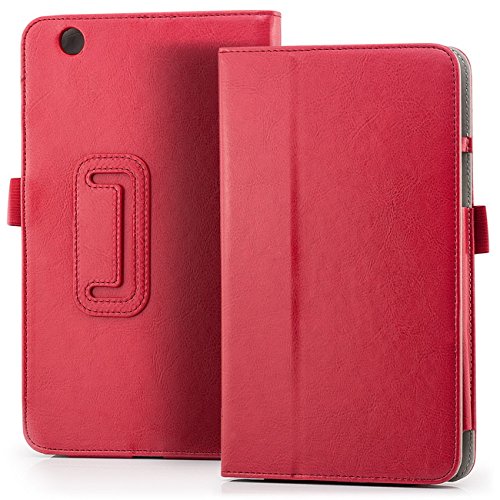 Saxonia LG G Pad 8.3 Hülle Case Tablet Tasche Schutzhülle Cover Premium Qualität mit Standfunktion Rot