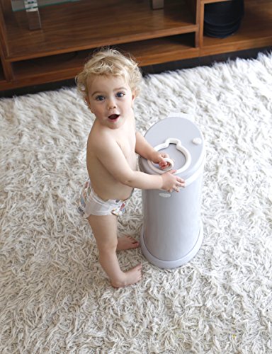 Ubbi Diaper Pail/Nappy Bin (Gray)