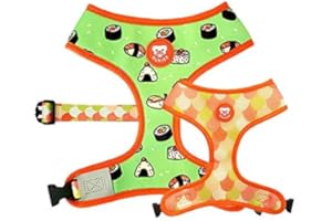 DUKIER - Arnés Reversible para Perros, Chaleco Antitirones, Mascotas, de Seguridad, Neopreno, Nigiri, Talla M