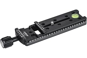 Andoer FNR-140 140mm Schnellwechselplatte Stativ Nodal Slide Stativschiene 1/4" Kameraschraube Adapter Adoptieren für Arca Schweizer Standard Fotografie Zubehör