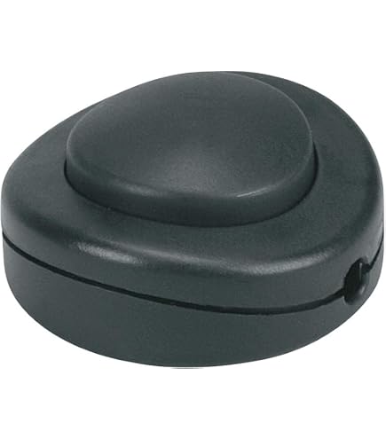Jenngaoo Interruttore A Pedale Momentaneo 220V/380V - Plastica Antiscivolo, Cavo 10cm, Dimensioni 100x61x35mm - Per Controllo Macchinari