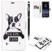 Produktbild Galaxy Note 8 Handyhülle,Galaxy Note 8 Hülle,WIWJ PU Cover Case Leder[Gemalt zwei-in-one Kann Getrennt Werden Leder Case]Hülle für Samsung Galaxy Note 8-Hunde