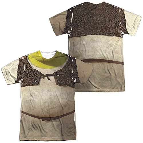 Preisvergleich Produktbild Shrek Ogre Erwachsene Sublimation Kostüm T-Shirt (X-Large)