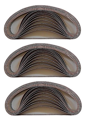 36 Gewebe-Schleifbänder 13x457 mm Mixpack für Powerfeile von Black & Decker 6x Körnung 40/60/80/120/180/240