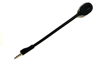 EXMUMCMR Replacement Game Mic for Steelseries Arctis 1 Headphones Detachable Microphone Boom for Steelseries Arctis 1 PS4 Pro PS5 Xbox One X Computer PC Gaming Headsets 3.5mm Jack Noise Cancelling