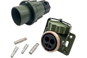 Sertplas - Enchufe + enchufe OTAN NATO 12/24V - 35mm² +2 pines - para vehículos comunales, bomberos, camiones, grúas VG96917