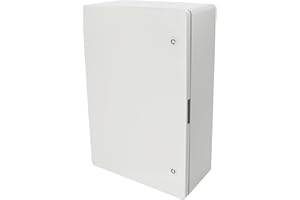Quadro Elettrico da Parete 600x400x200 mm IP65 Grigio - Scatola di Distribuzione in ABS con Piastra di Montaggio Zincata - Armadietto per Impianti Elettrici da Esterno e Interno - Horoz Electric