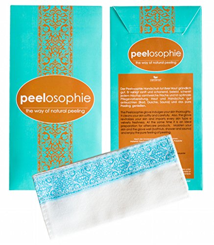 Peelosophie Peelinghandschuh für Körperpeeling & Gesichtspeeling nach uralter orientalischer Tradition, Kese, Massage – the way of natural peeling - 3