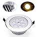 Produktbild 12er Auralum® Elegant 7W 2800-3200K Warmweiß LED Spot Einbauleuchte Deckenleuchte Strahler