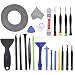 Produktbild MMOBIEL Schraubendreher Satz 24 teilig Feinmechanik Reparatur Öffnungs Werkzeug Tool Kit inkl. 50m Rolle 2mm doppelseitiges Klebeband Schraubenzieher Set für Smartphones iPad Tablet etc
