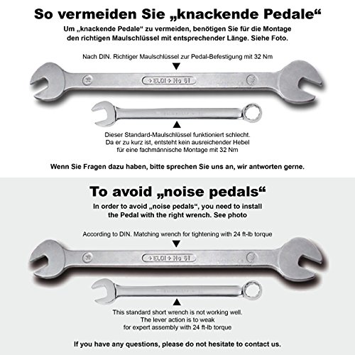NC-17 Sudpin I Pro Aluminium Plattform Pedale / Fahrrad Pedale MTB / Mountainbike Pedal / BMX Pedal / Kugellager + Cr-Mo Achse / inklusiv Ersatzpins, verschiedene Farben - 6