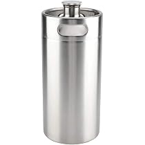 Fût à Bière 5L Acier Inox - Mini Growler - Brassage Maison