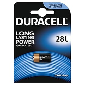 Duracell Pile au lithium (V 28 PXL) 2 CR 1/3 N, PX 28, 6231, 2 CR 11108
