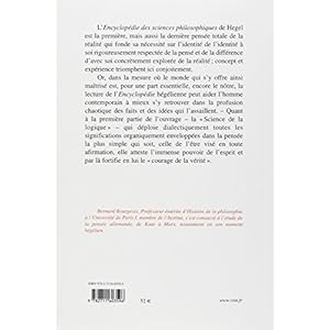 Encyclopédie des sciences philosophiques, Tome 1 : La science de la logique Livre en Ligne Encyclopédie des sciences philosophiques, Tome 1 : La science de la logique Livre en Ligne - Telecharger Ebook