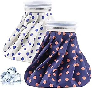 VHKD hot water bag for pain relief hot bag for pain relief ice pack heating pad heat pad hot pack ice bag for knee neck back muscle pain relief (Hot/cold pack 9 inch | Pack of 2)