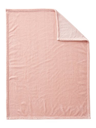 Vertbaudet Couverture Polaire à Pois Rose 75X100