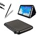 Produktbild Hochwertige schwarze Hard Folio Hipstreet Equinox Badezimmerschrank & 3 4/Android 4.2 4.3 PHOENIX Hip Street Jellybean Tablet 25,65 cm Tablet + Stylus