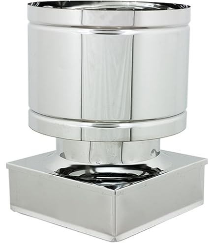 TERMINALE CAMINO A 4 VENTI INOX AISI 304 DIAM.150 ART.4056 - TUBI ED ELEMENTI PER CANNA FUMARIA - Nunziata Store
