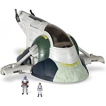 Star Wars Micro Galaxy Squadron - Razor Crest Con Figure Din Djarin, Kuiil E Jawa - Foto 5